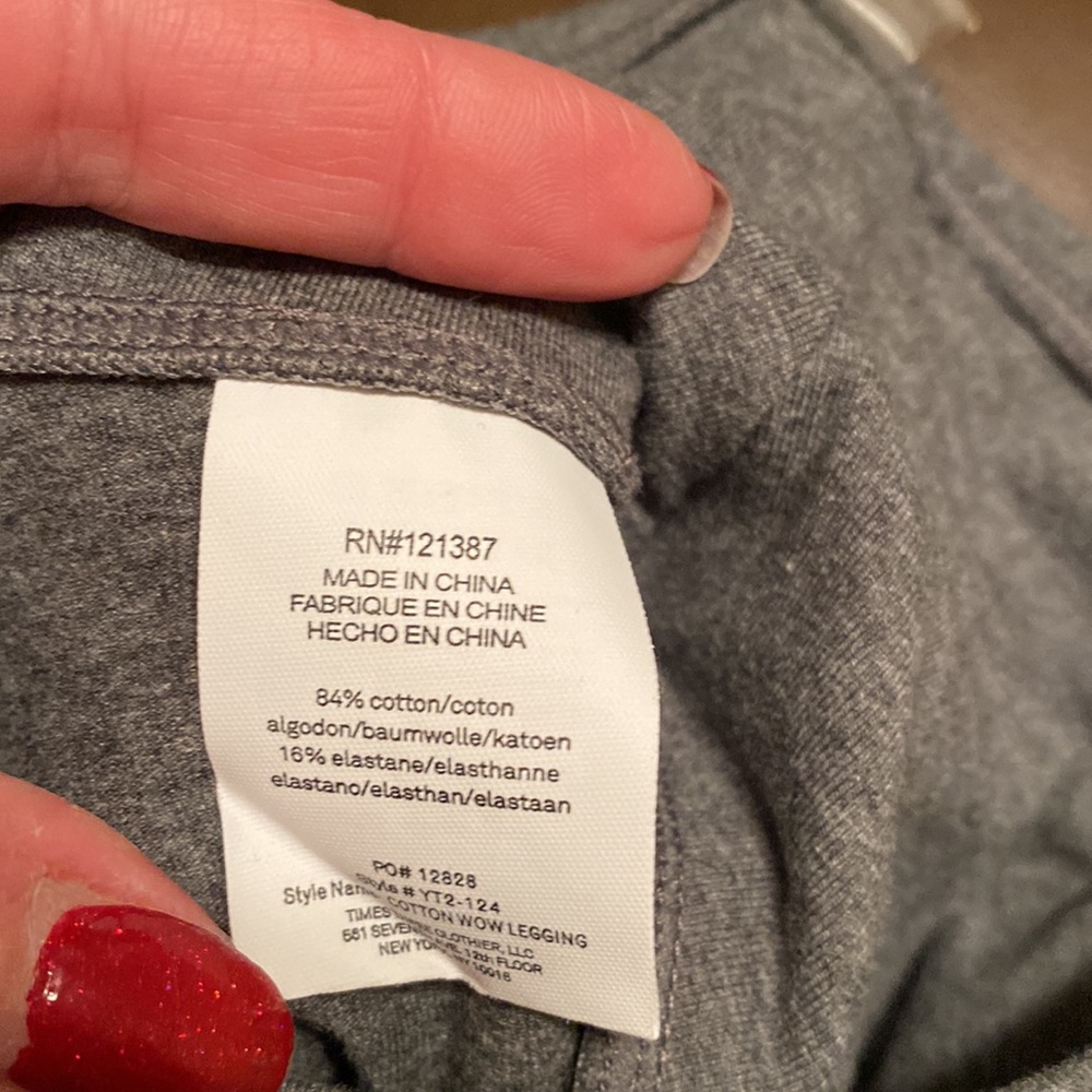Yummie Tummie gray full length womens leggings size large - Picture 4 of 6